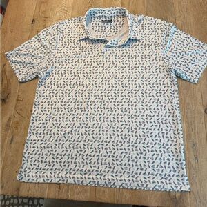 BEN HOGAN PERFORMANCE POLO SHIRT SIZE XL GOLF CART / CLUBS DESIGN